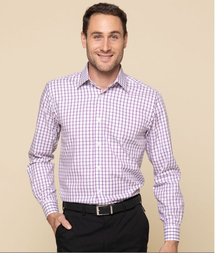 BOURKE OXFORD CHECK LONG SLEEVE SHIRT