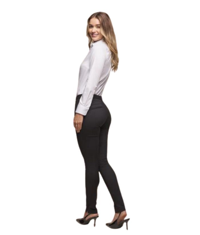 Ivy Elastic Back Waist Tailored Pant