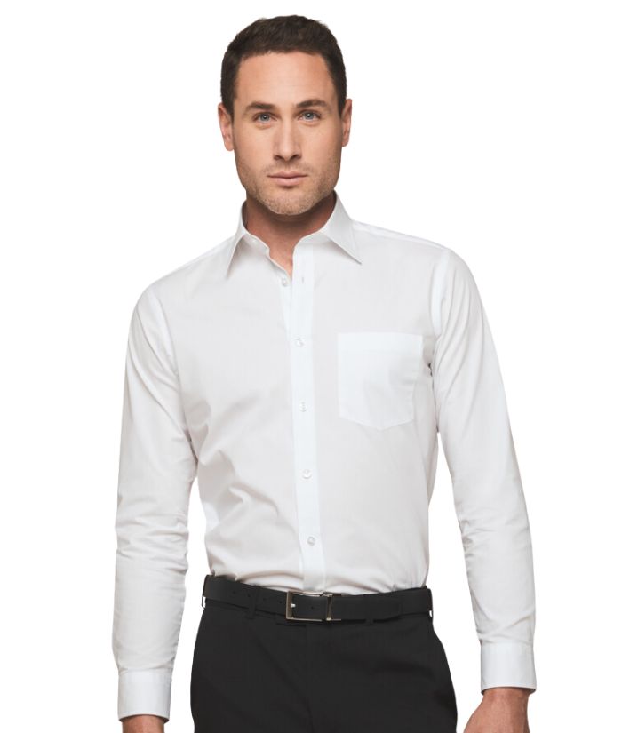 OLSEN MEN'S COTTON STRETCH SHIRT