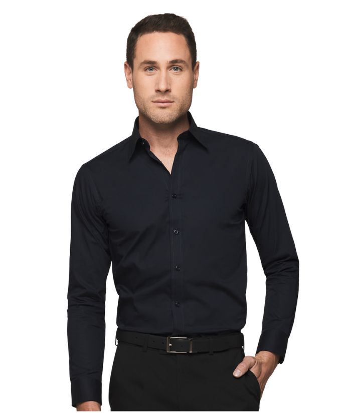 OLSEN MEN'S COTTON STRETCH SLIM FIT SHIRT