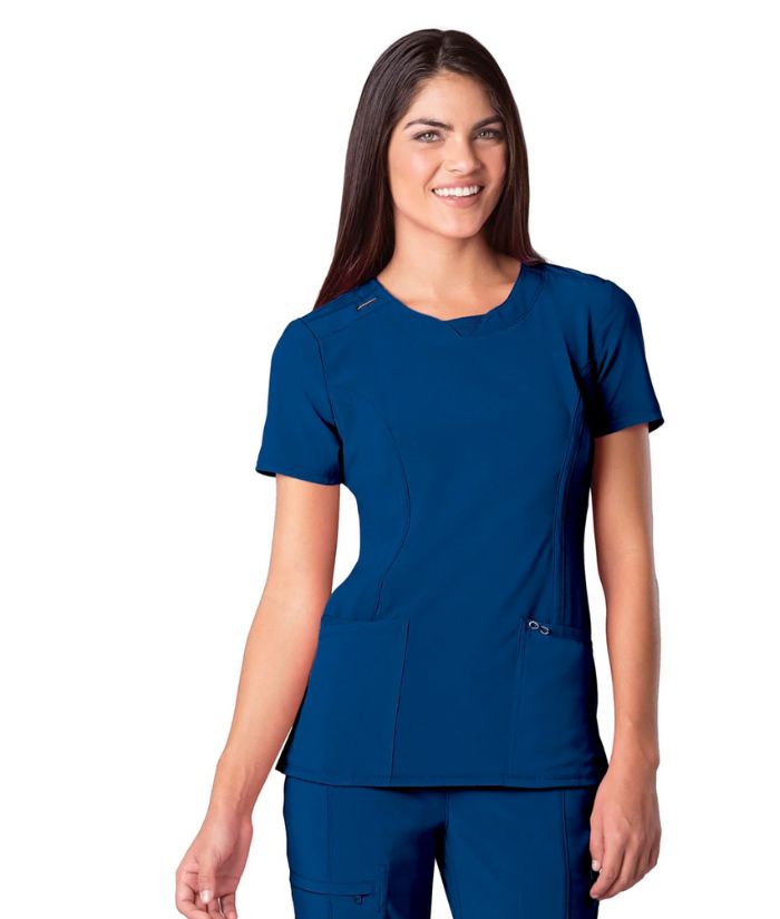 Infinity Round Neck Scrub Top