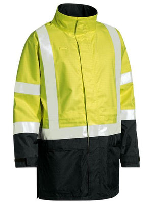 3M Taped Two Tone Hi Vis Anti Static Wet Weather Jacket - Ticketwear NZ