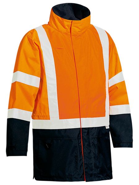 3M Taped Two Tone Hi Vis Anti Static Wet Weather Jacket - Ticketwear NZ