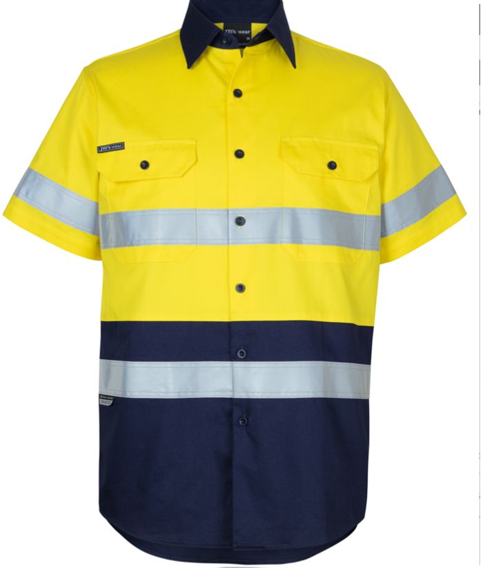 JB&#39;S Hi Viz Day Night Short Sleeve 150g Work Shirt