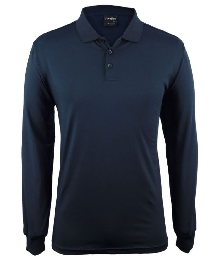 Podium Long Sleeve Stretch Polo