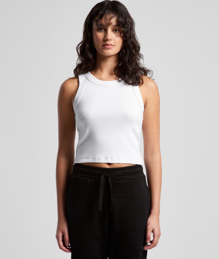 Wo's Organic Rib Crop Tank