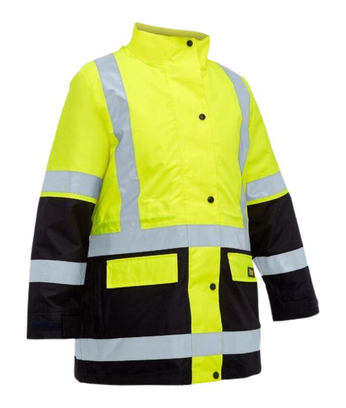 Women's Taped Hi Vis 5 in 1 Rain Jacket