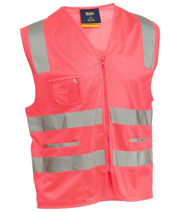 Taped Hi Vis Safety Zip Vest