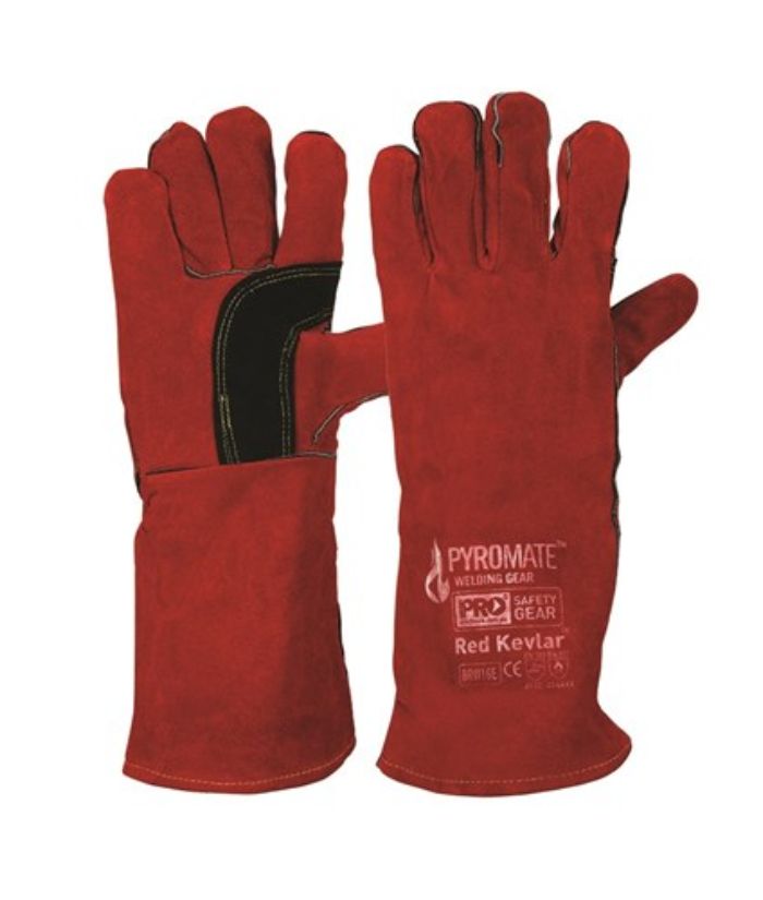 PYROMATE RED KEVLAR GLOVE