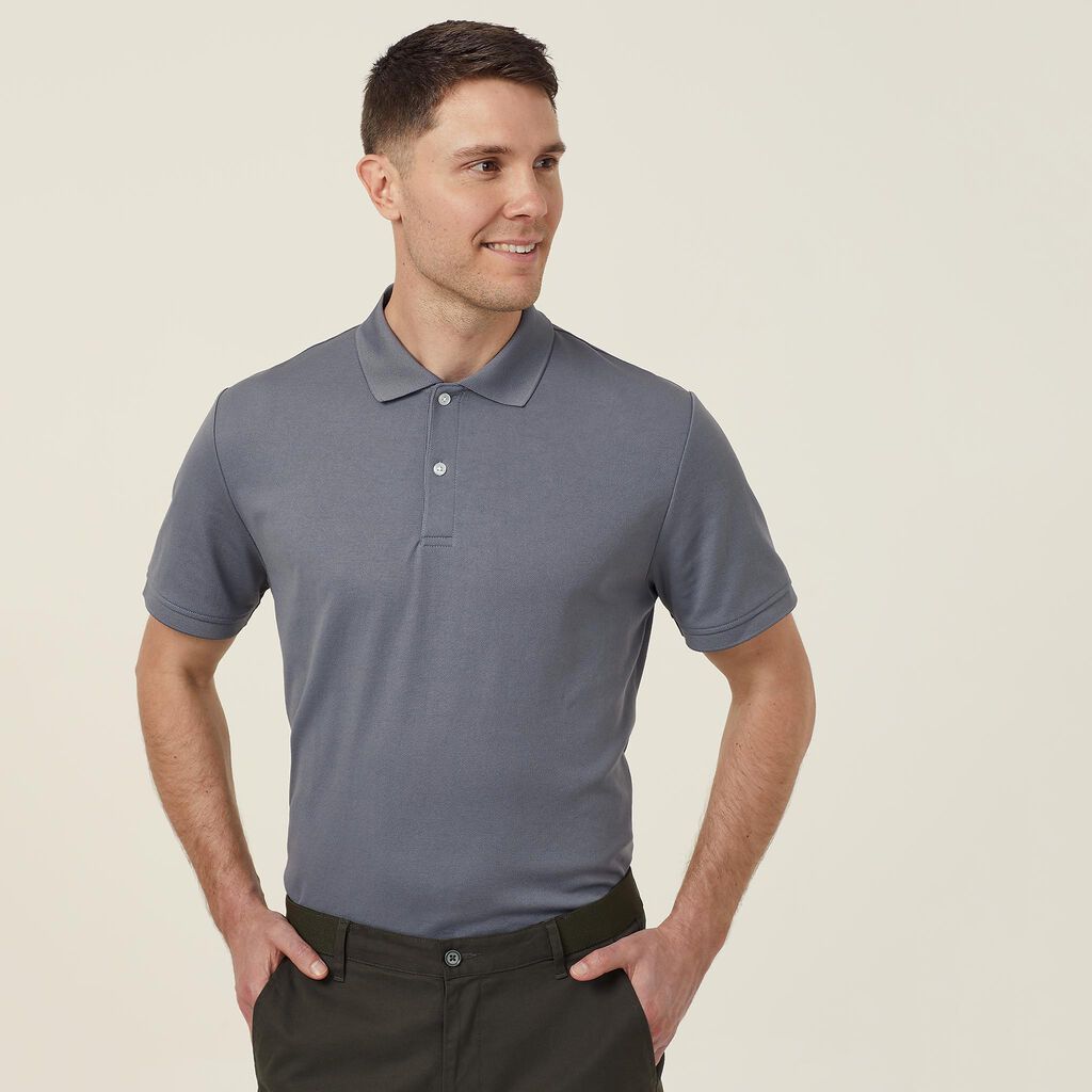 ANTIBACTERIAL POLYFACE SHORT SLEEVE POLO