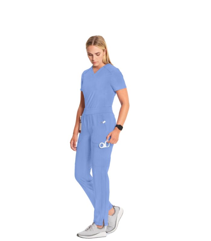 Infinity Mid Rise Tapered Leg Pull-on Scrub Pant