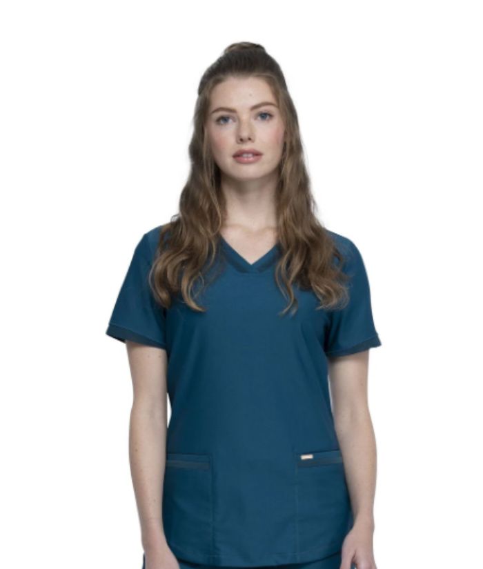 Cherokee V Neck Women's Scrub Top