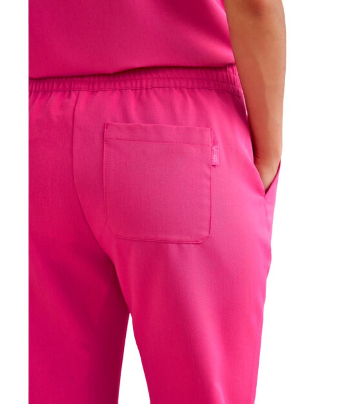 Womens Pink V-Neck Scrub Pant