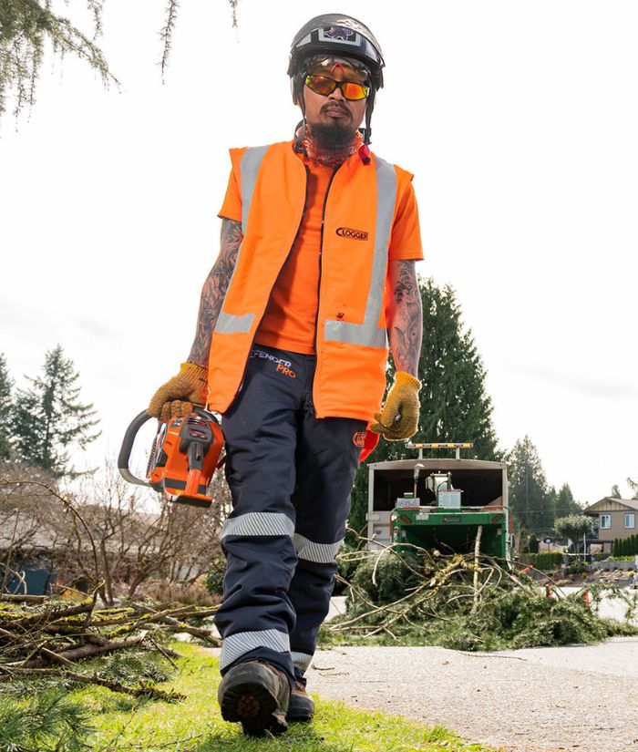 Clogger Chainsaw Protective Vest - Day/Night