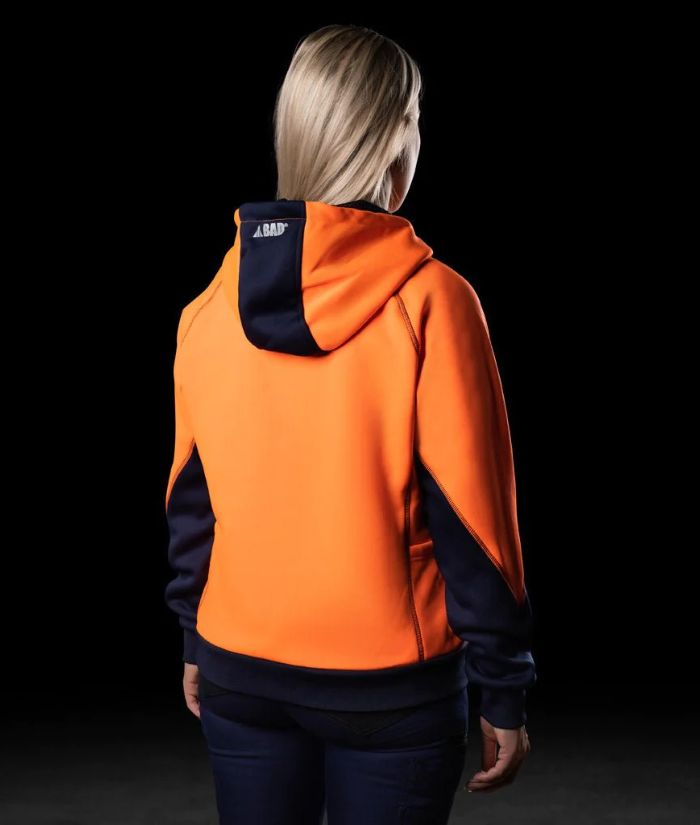 BAD Women&#39;s Waterproof Rain-Defend Hi Viz Fleece Hoodie