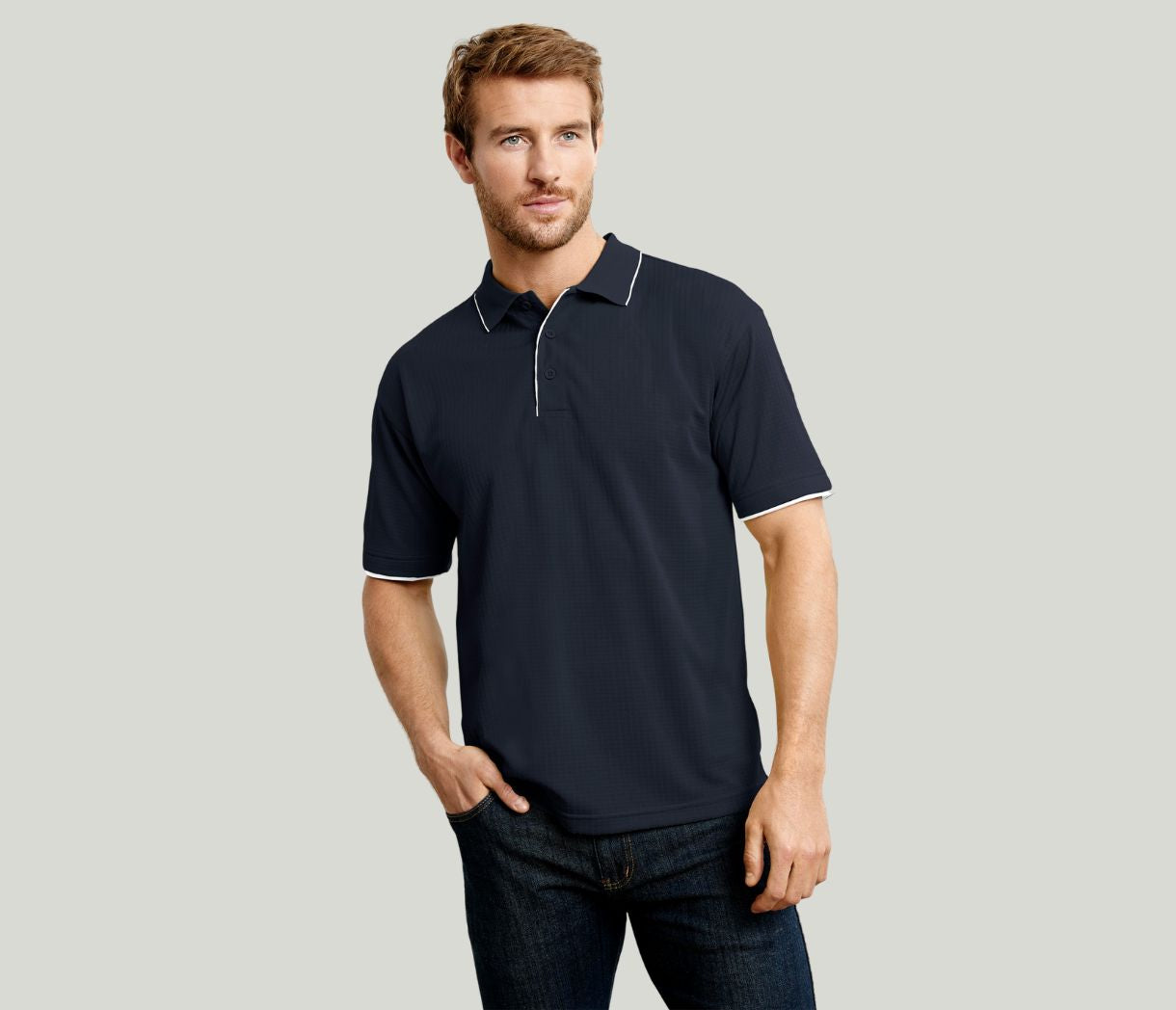 Mens Elite Short Sleeve Polo