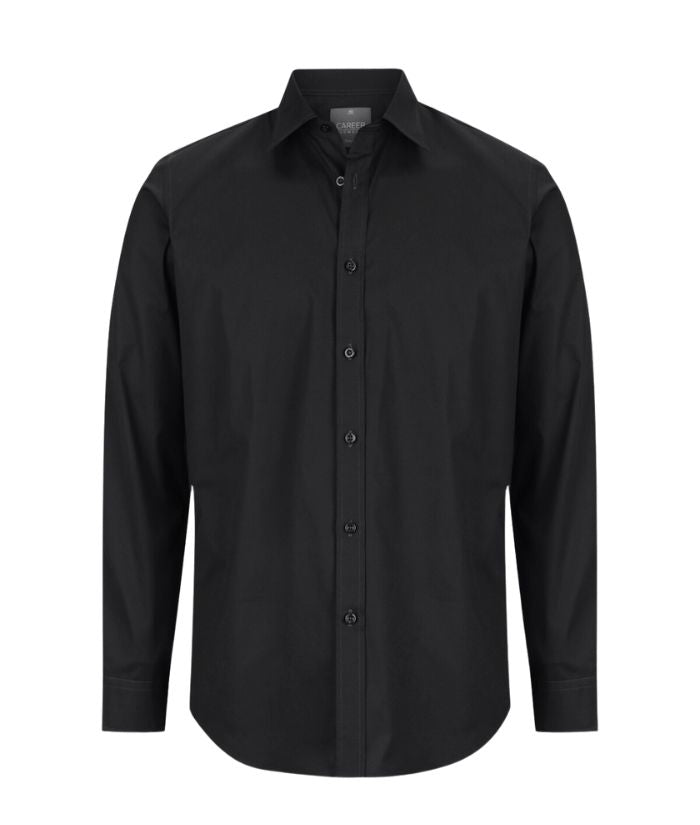 OLSEN MEN'S COTTON STRETCH SLIM FIT SHIRT