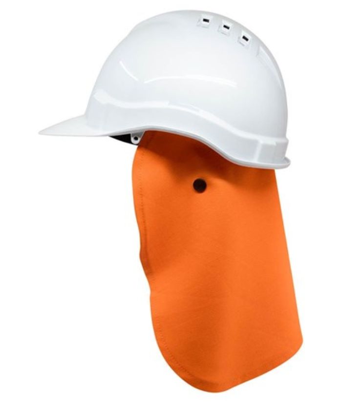 HARD HAT NECK SUN SHADE-ORANGE