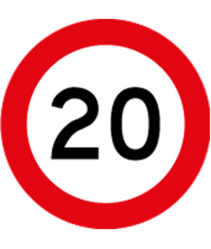 Level 1- Speed Restrictions 20km