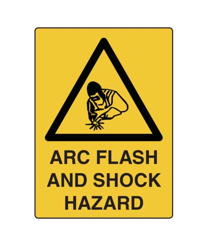 Arc Flash & Shock Hazard Sign