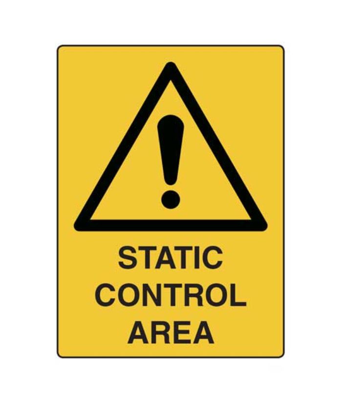 Static Control Area Sign