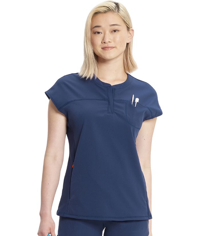 Infinity GNR8 Henley Scrub Top