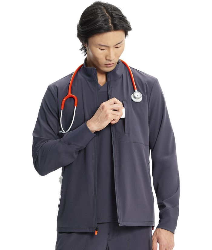 Infinity GNR8 Men's Zip Front Scrub Jacket