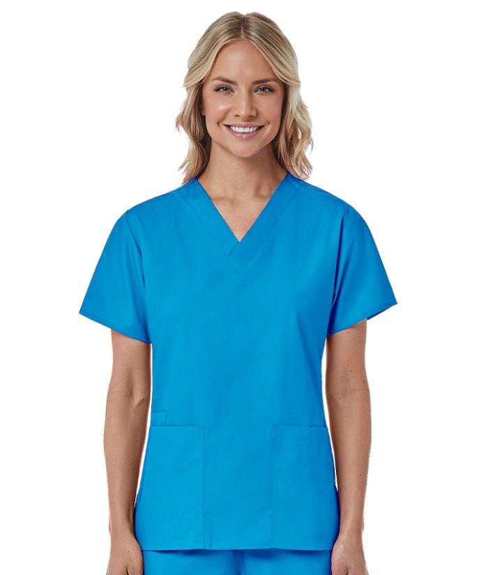 Classic V Neck Women's Scrub Top