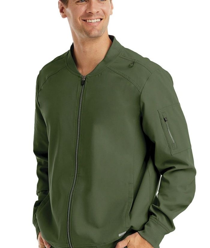 Mens Full Zip Bomber Jacket