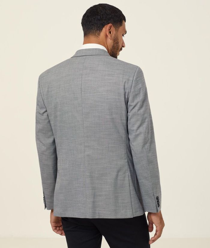 Linen Look Half-Lined Jacket