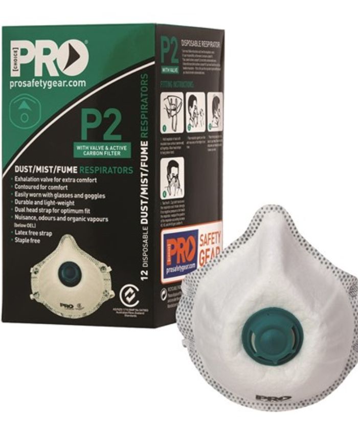 Dust Masks P2 +Valve+ Carbon