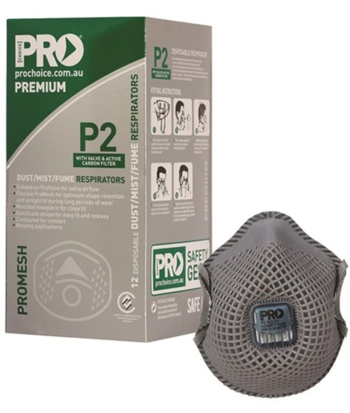 Dust Masks - Promesh P2+Valve+Carbon