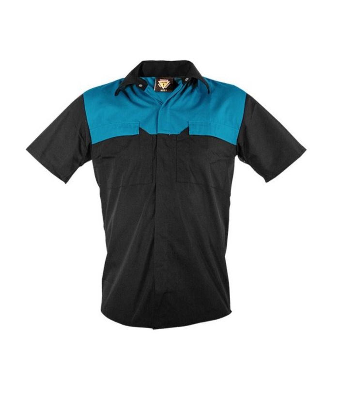 Caution Poly Cotton Short Sleeve Shirt