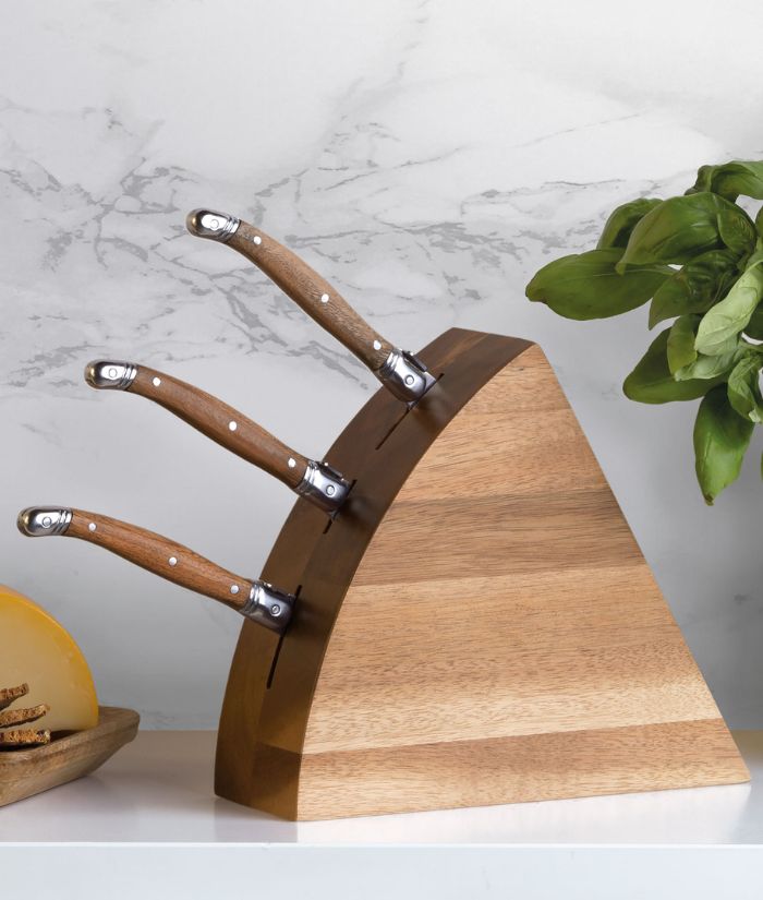 Wedge Cheese Knife Block Set