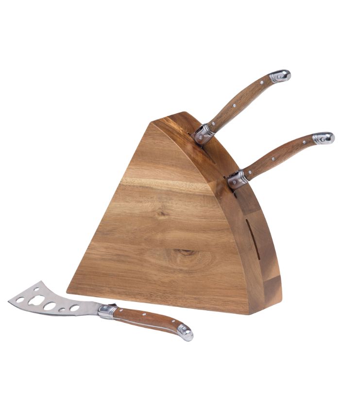 Wedge Cheese Knife Block Set