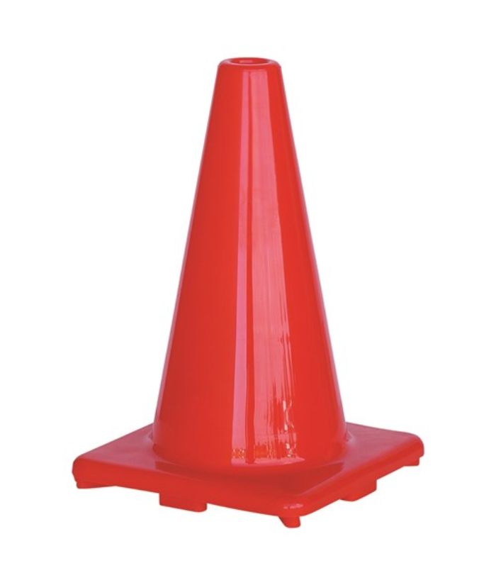 Orange PVC Traffic Cones 300mm