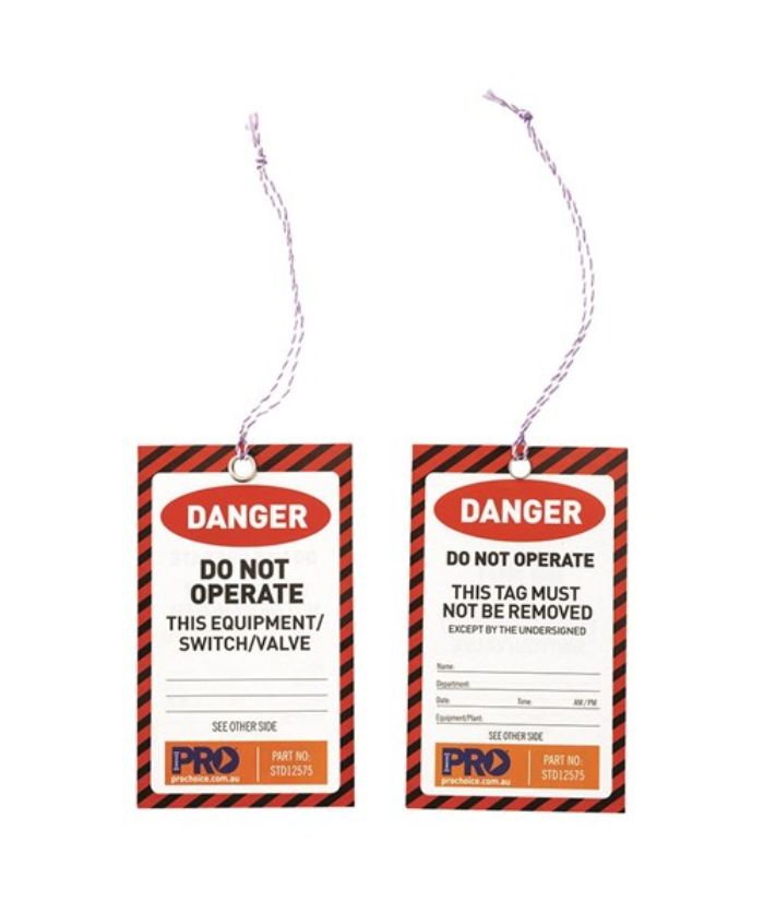 Safety Tag -125mm x 75mm Danger