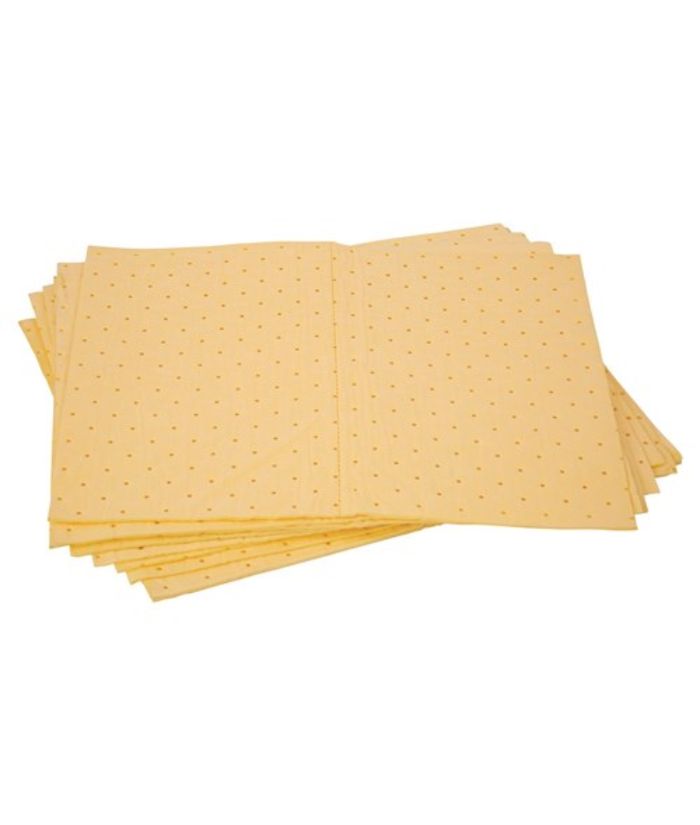 Yellow Hazchem Absorbent Pad - 300gsm PK/10