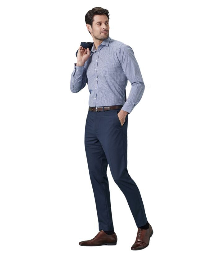 Mens Renew Slim Fit Flat Front Pant