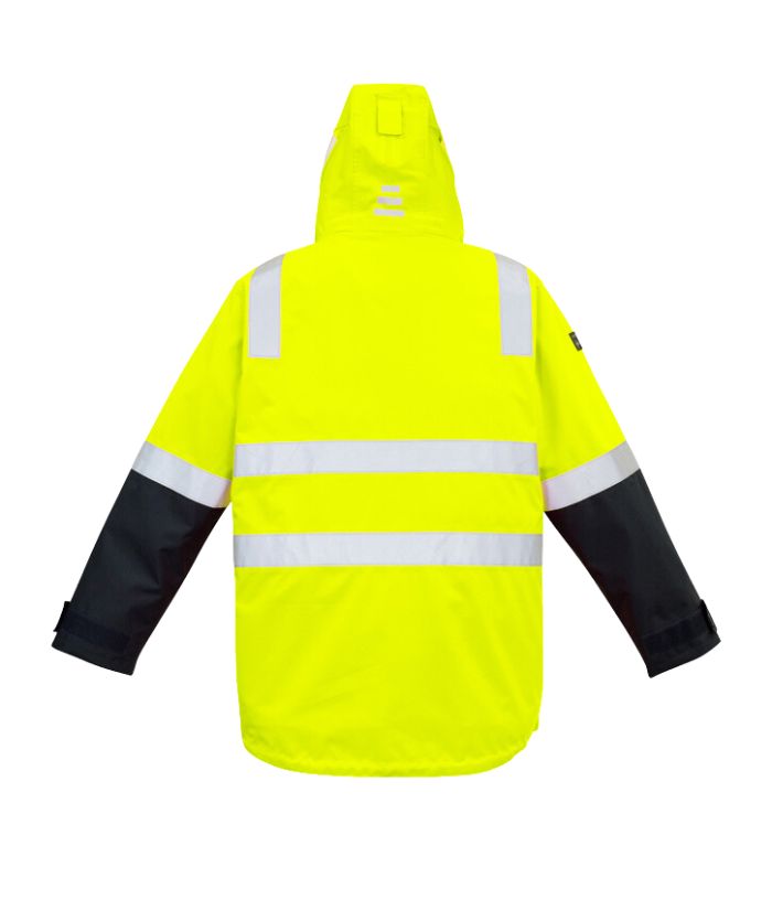 Mens Hi Vis 4 In 1 Waterproof Jacket