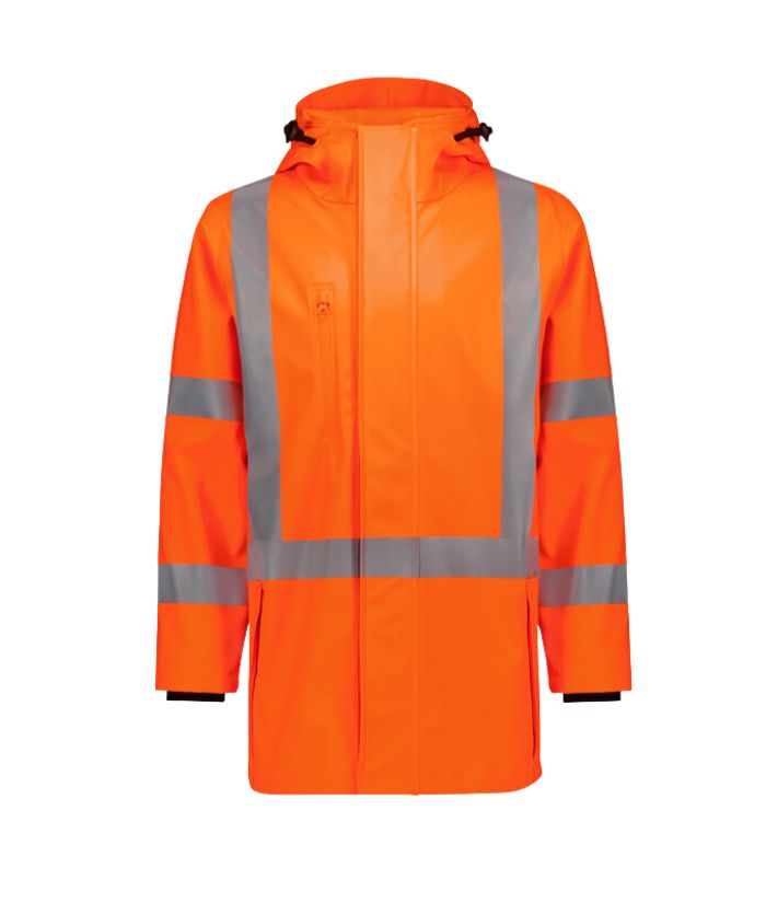 Mens TTMC-W23 Hi Vis X Back Heavy Duty Waterproof Jacket