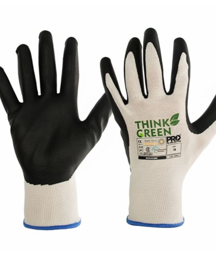 Think Green Nitrile Dip Recycled Glove