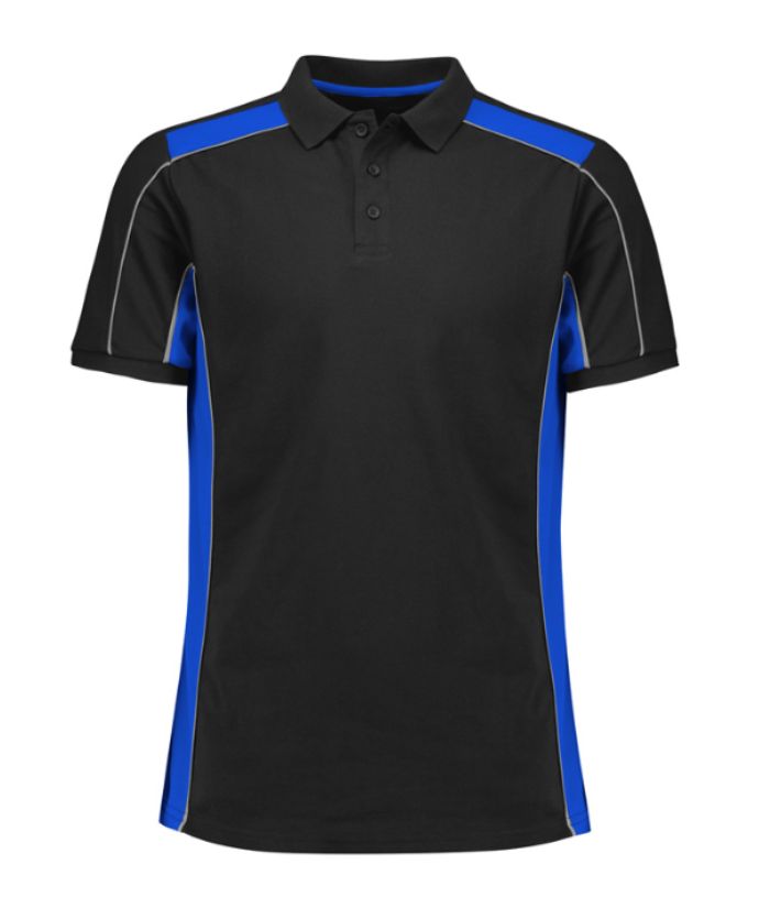 Unisex Grid Short Sleeve Polo