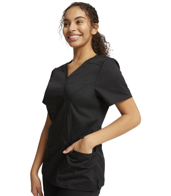 Revolution Mock Wrap Scrub Top