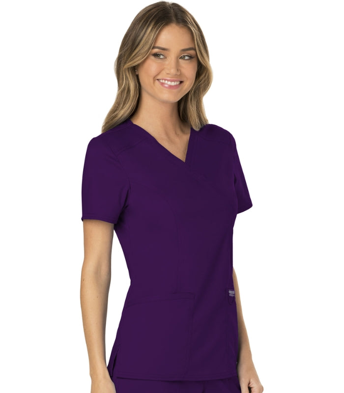 Revolution Mock Wrap Scrub Top