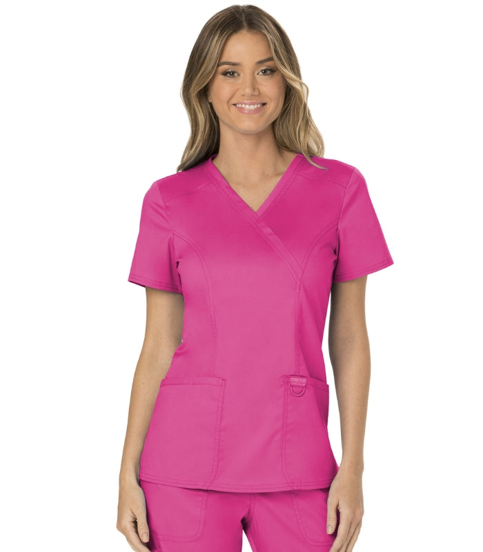 Revolution Mock Wrap Scrub Top