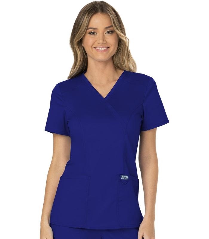 Revolution Mock Wrap Scrub Top