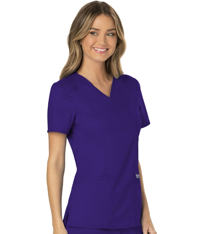 Revolution Mock Wrap Scrub Top