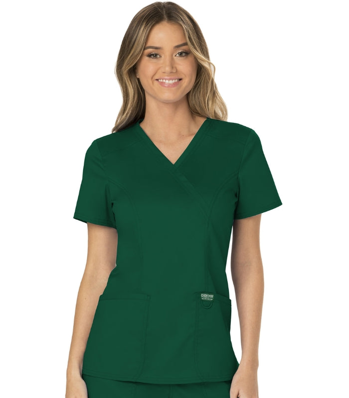 Revolution Mock Wrap Scrub Top