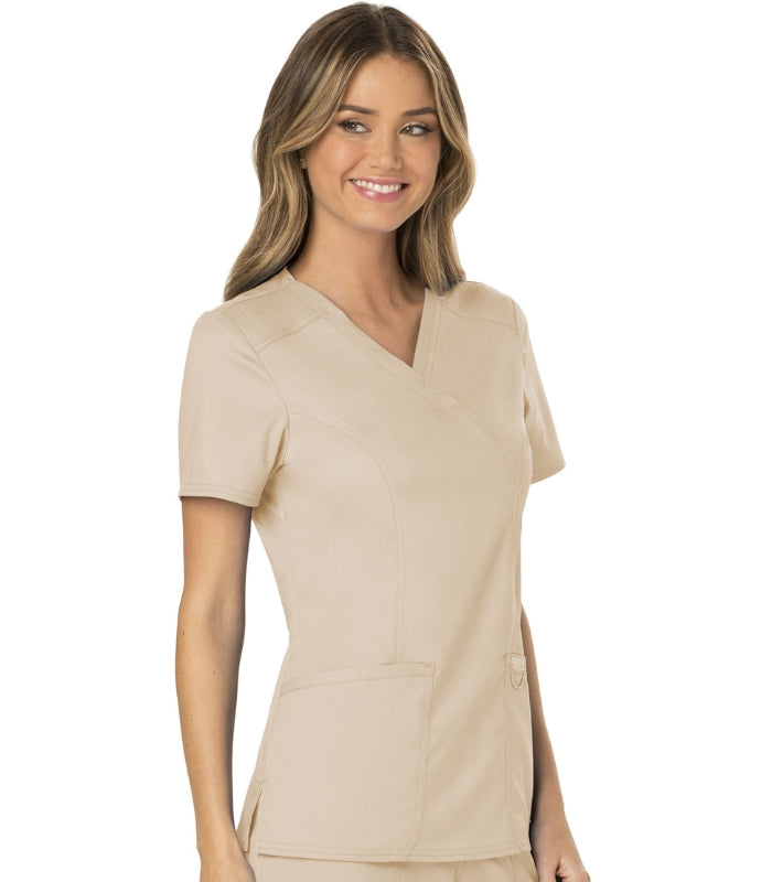 Revolution Mock Wrap Scrub Top